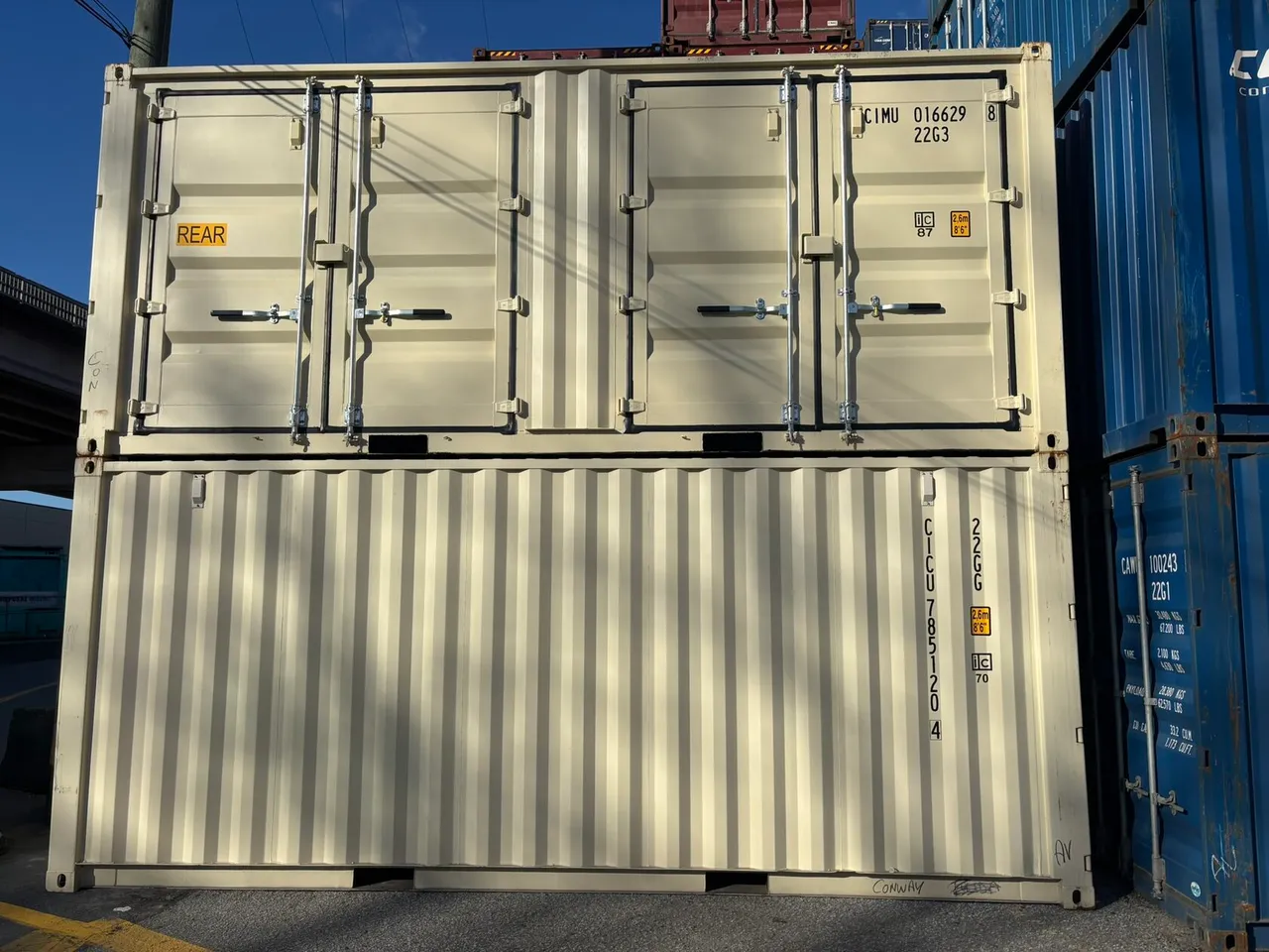 20ft Open Side shipping container, New — CICU7851204