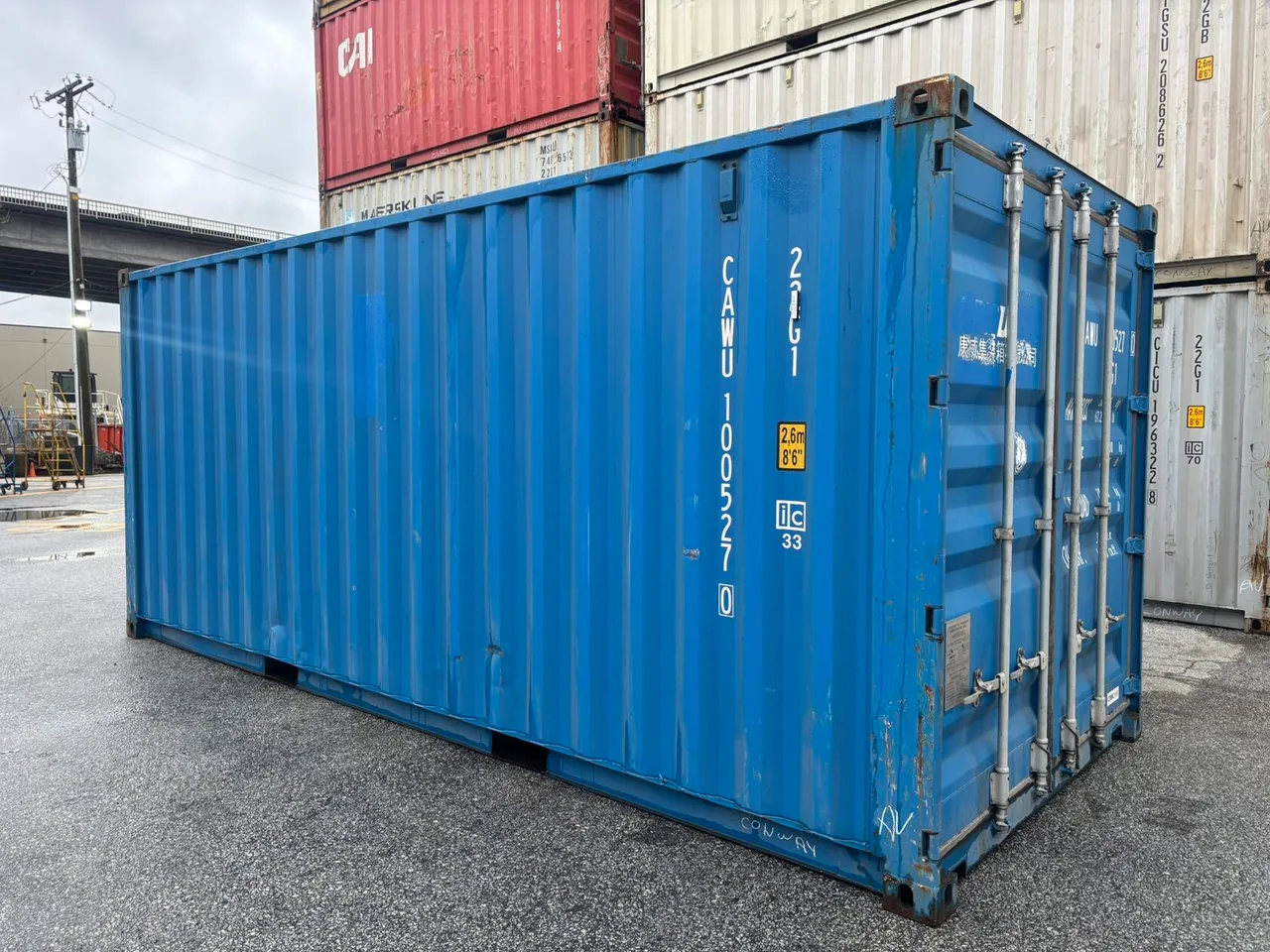 20ft Standard shipping container, Used — CAWU1005270