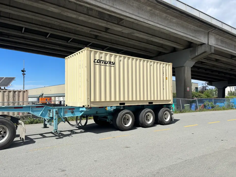 Conway 20ft shipping containers delivered and collected across British Columbia